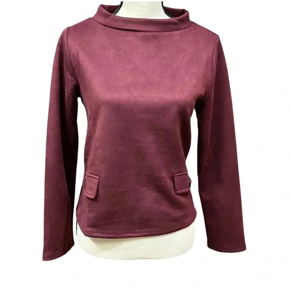 Ann Taylor Velour Top NWT - Picture 1 of 3